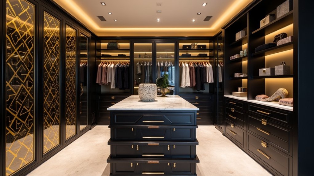 bold luxury closet design