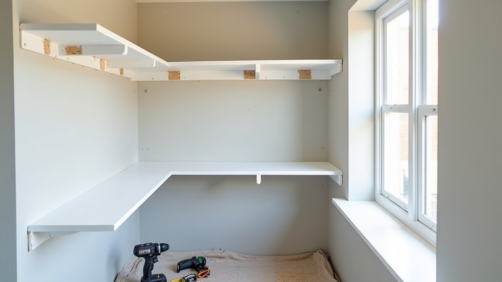 closet organization and preparation