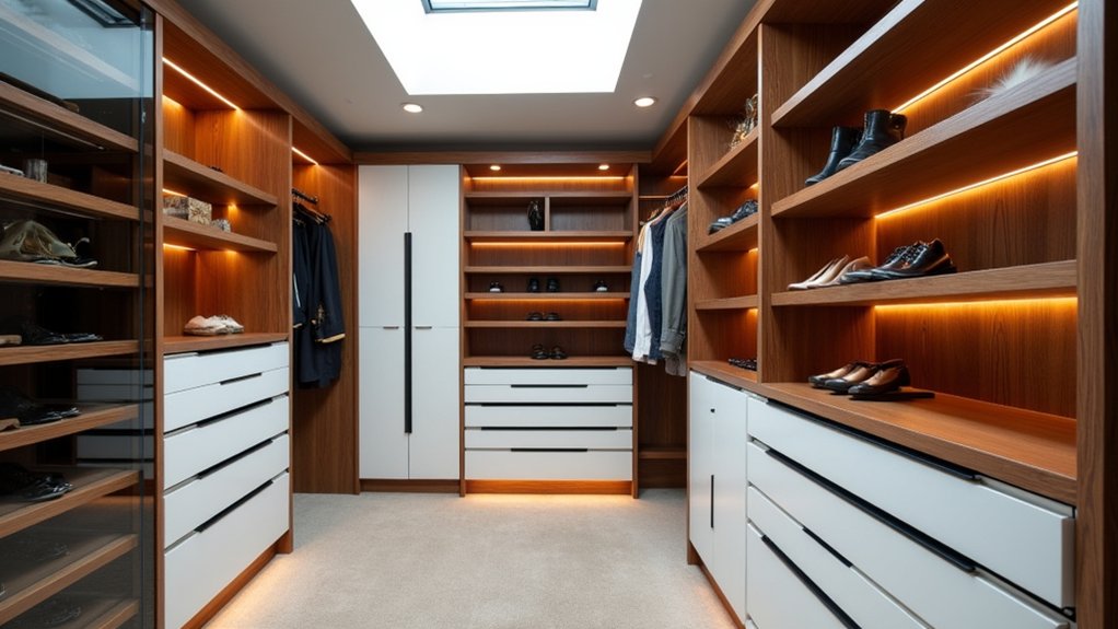 functional minimalist closet design
