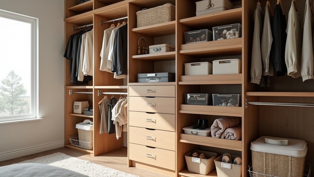 maximize closet storage efficiency
