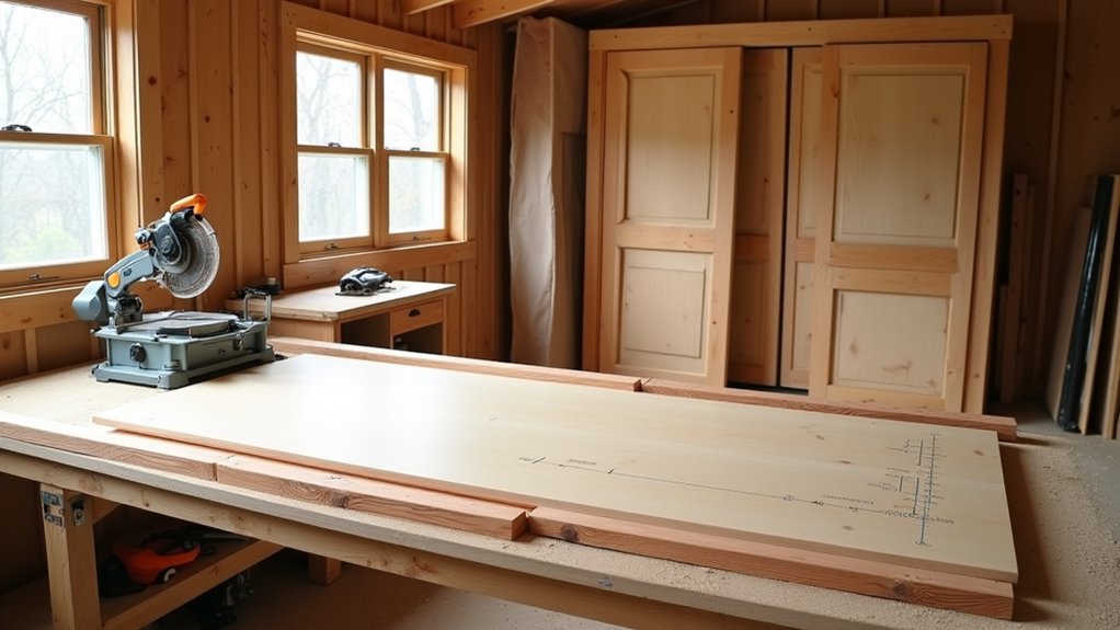precise cutting for closets