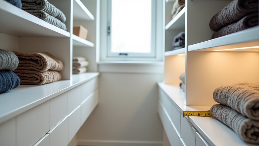closet lighting design customization assessment