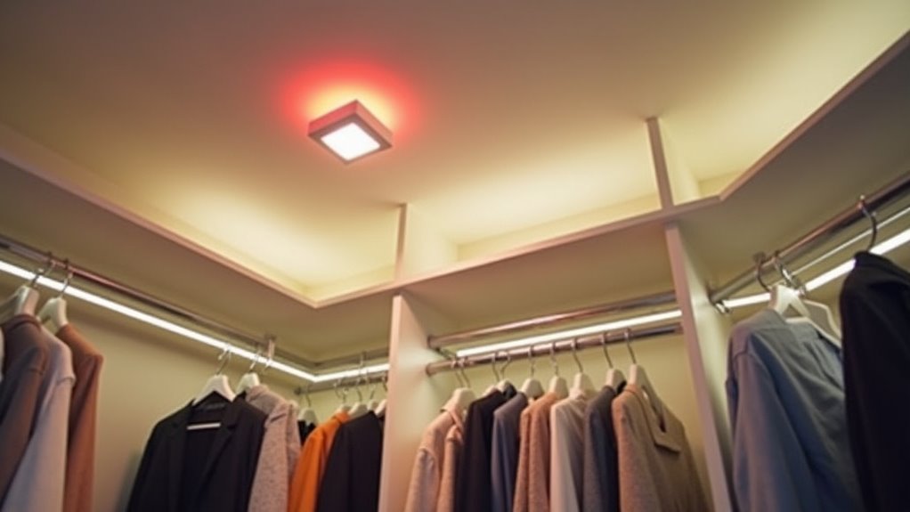 motion sensor closet lighting considerations