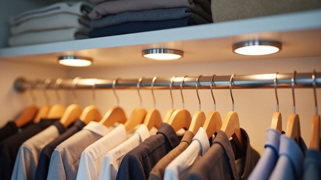 quick easy adaptive closet lighting