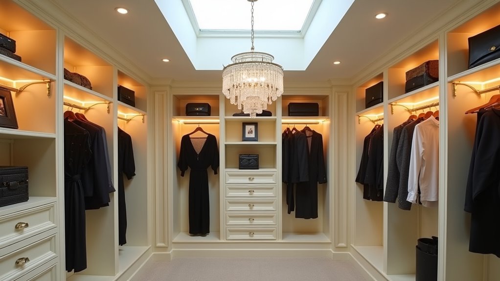 refined user centered aesthetically sophisticated closet environments