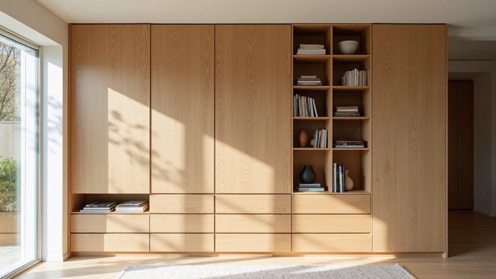 seamless concealed integrated optimized storage