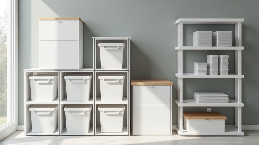 vertical modular durable space efficient