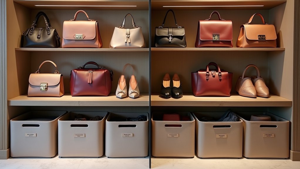 curated functional luxurious display focused