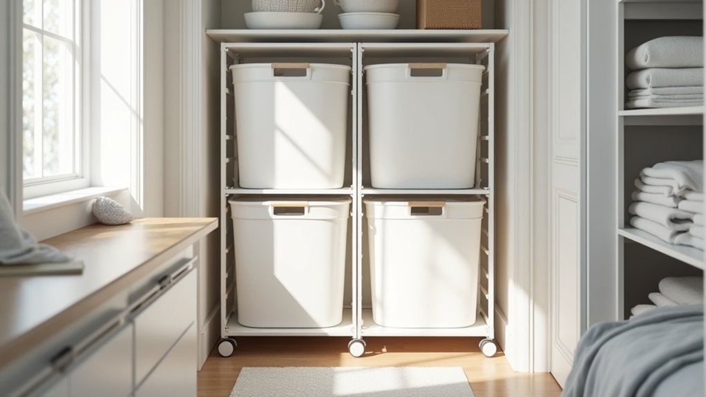 efficient durable mobile laundry transportation system