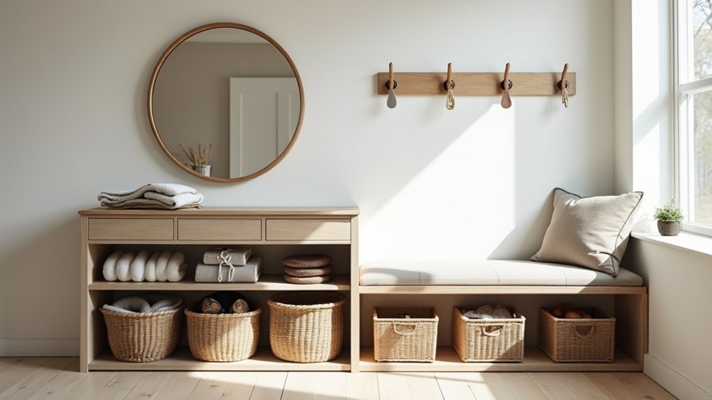 multipurpose furniture for entryway organization