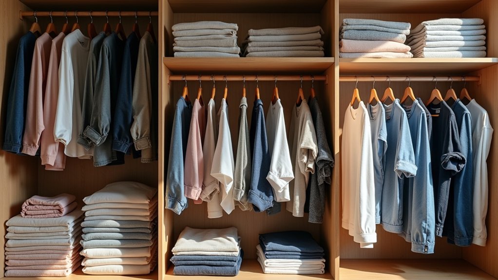organize closet shelf space efficiently