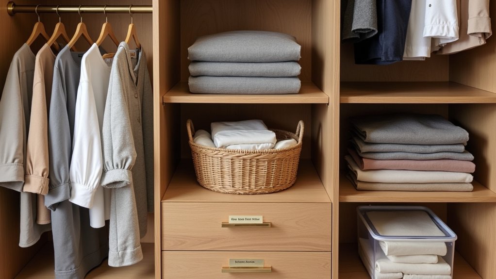 organized clean worn donate zones