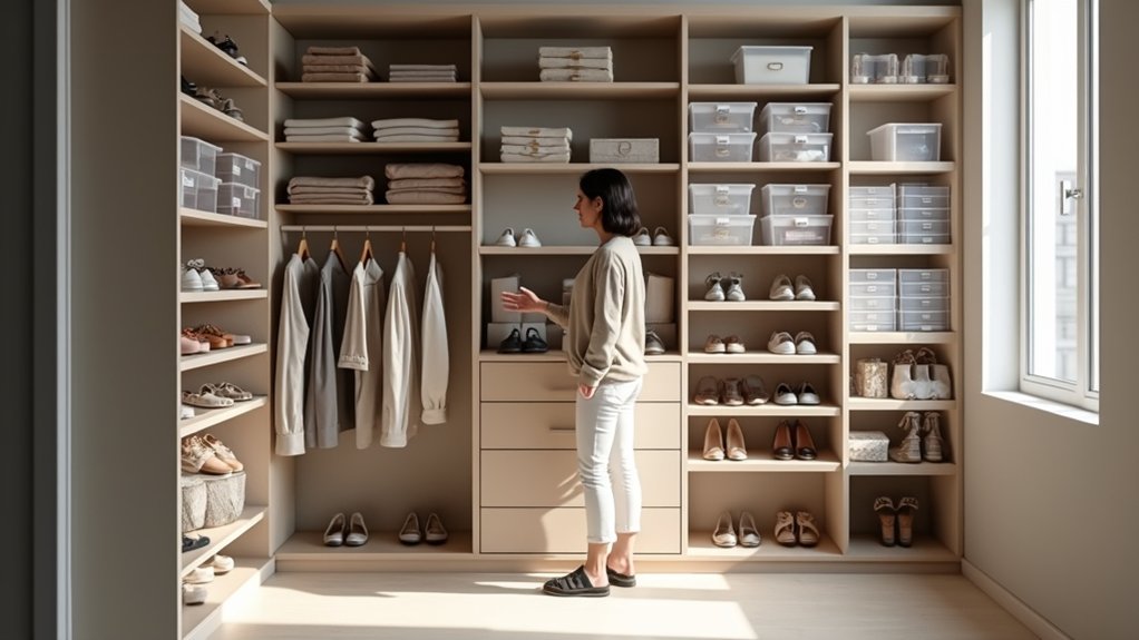 organized clutter free shoe storage solution