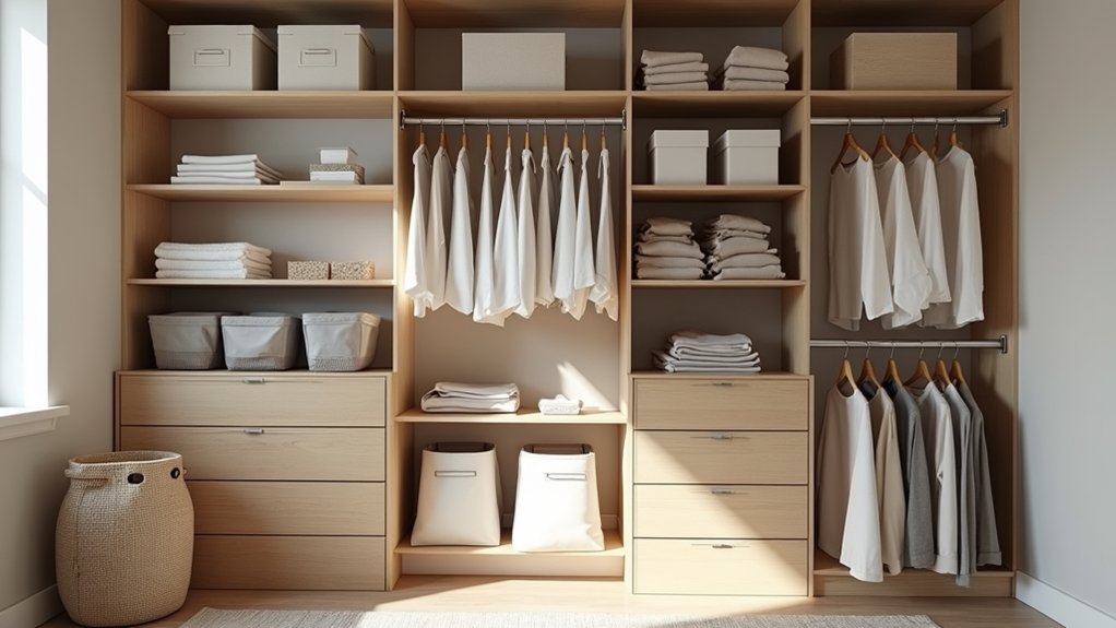wrinkle preventing closet organizational add ons