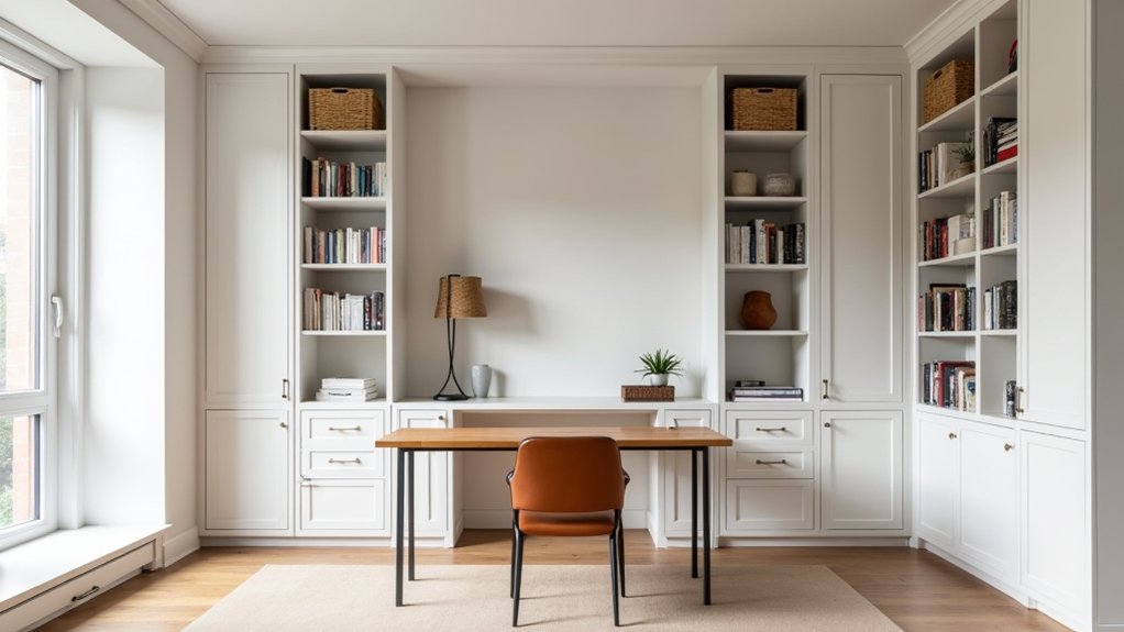 built in office storage solutions