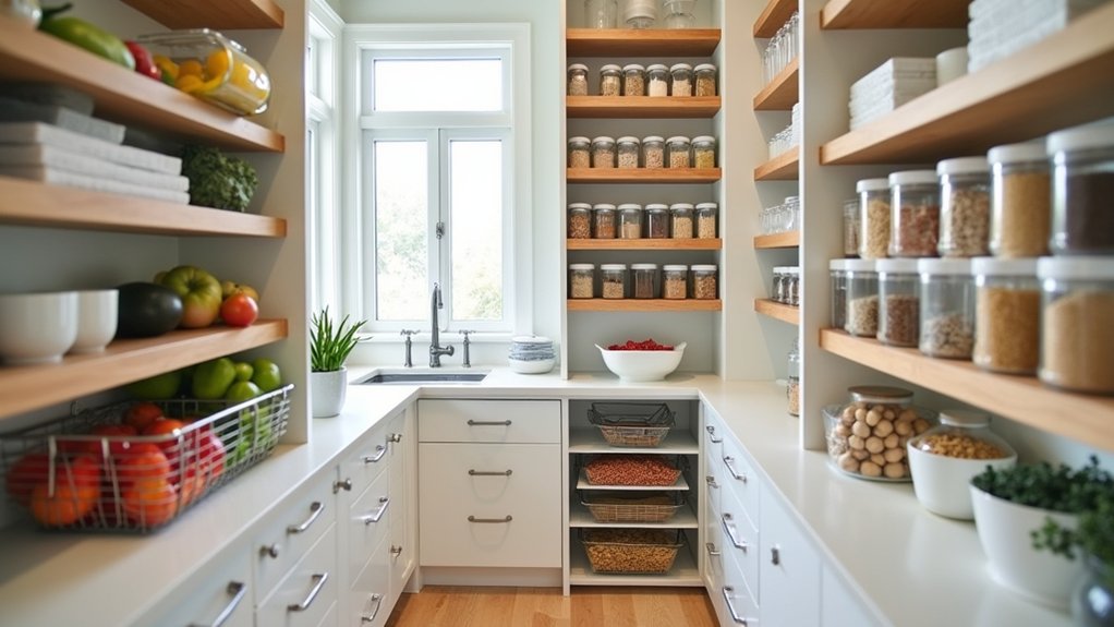 everyday organized pantry shelving