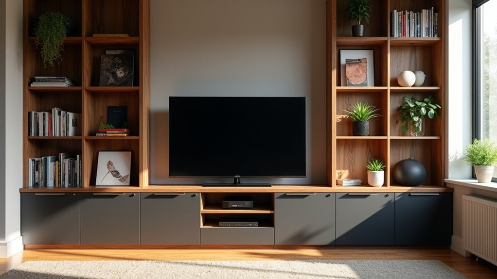open shelves vs closed cabinets