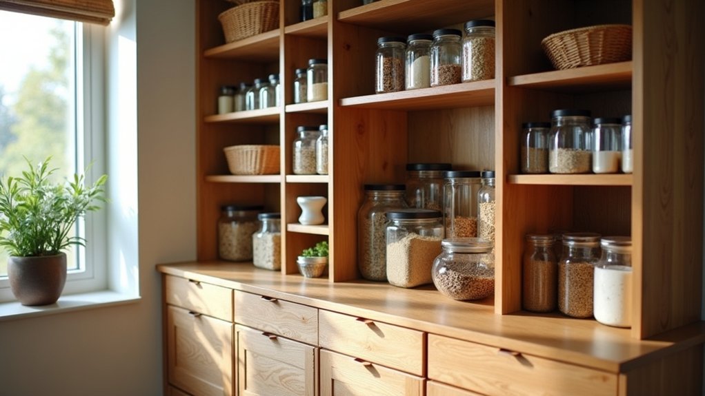 tailored vertical pantry storage