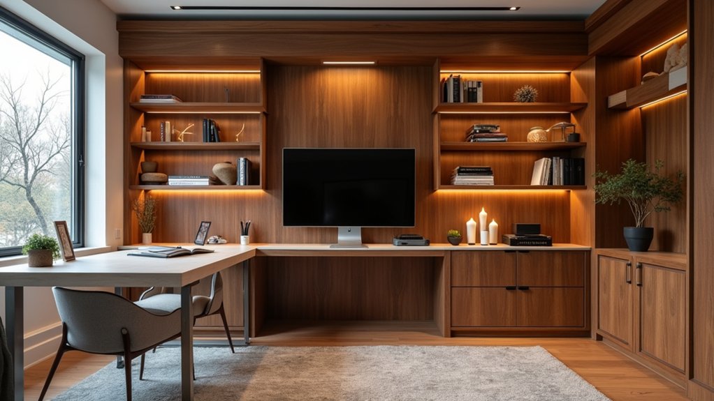 warm layered built in illumination