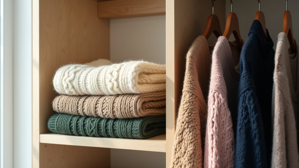 hang knit fold delicates