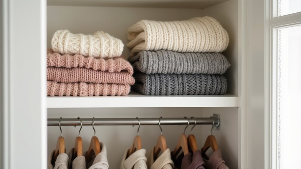 maximize small closet storage