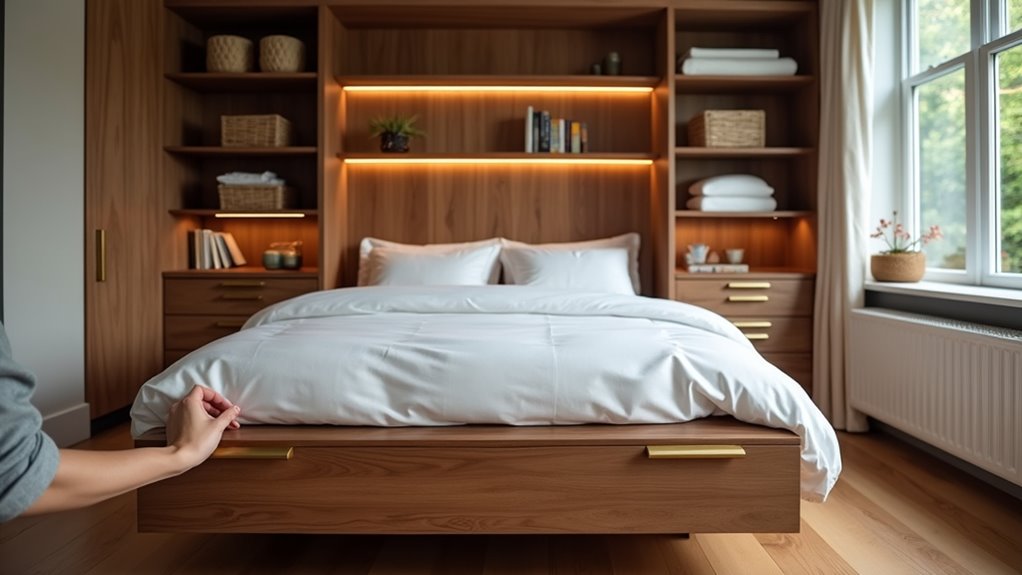soft close bedside cabinet protection